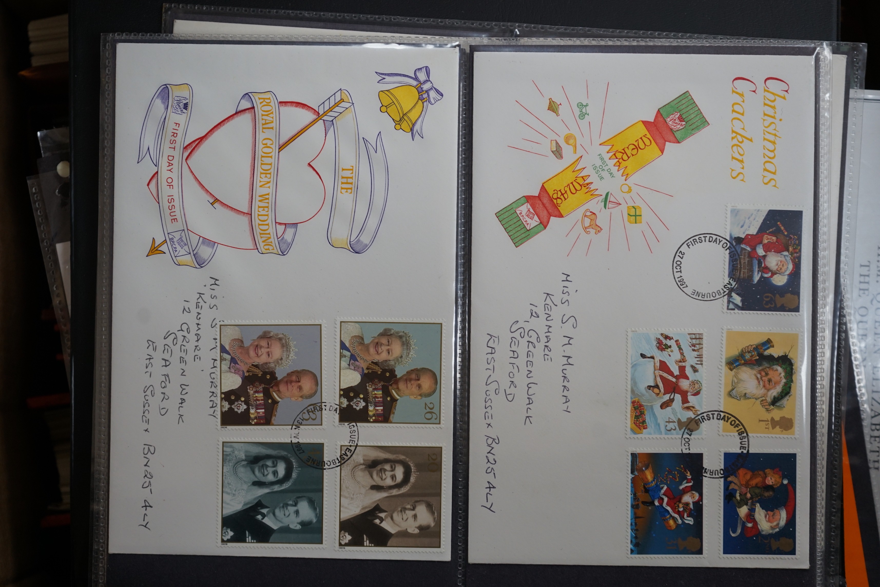 Great Britain stamps and Channel Islands in eleven albums with value in decimal mint issues, booklets, F.D. Covers
